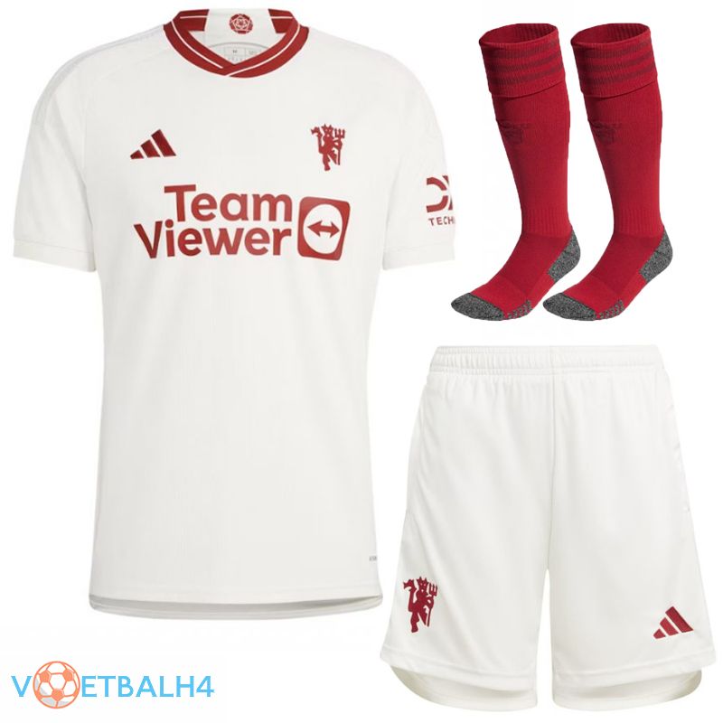 Manchester United voetbal jersey derde (korte broek + sok) 2023/2024