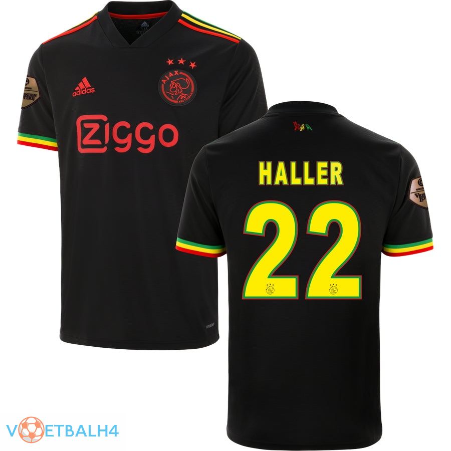 AFC Ajax（HALLER 22）derde jersey zwart 2021/2022