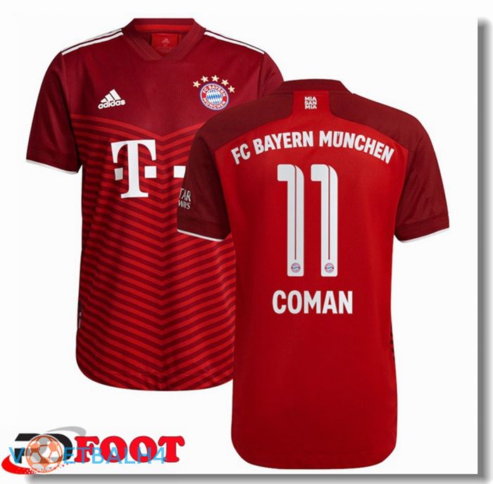 Bayern Munich (Coman 11) thuis jersey rood 2021/22