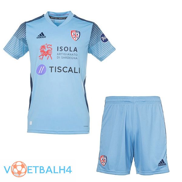 Cagliari Calcio kinderen derde jersey blauw 21/22