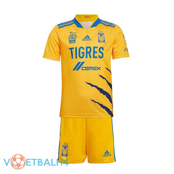 Tigres UANL kinderen thuis jersey geel 2021/22