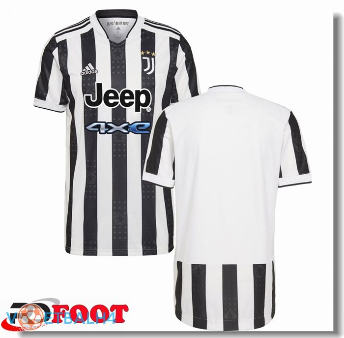 Juventus thuis jersey zwart/wit 2021/2022