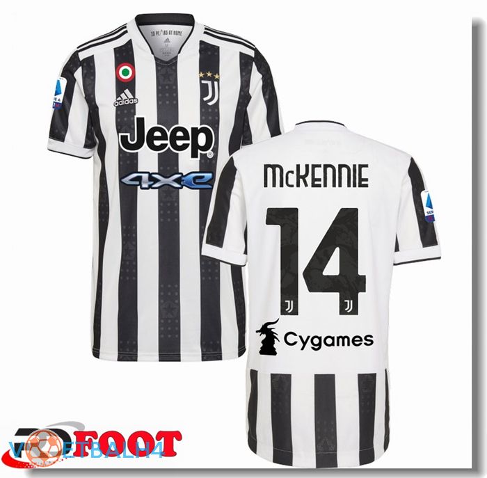 Juventus (McKENNIE 14) thuis jersey zwart/wit 2021/2022