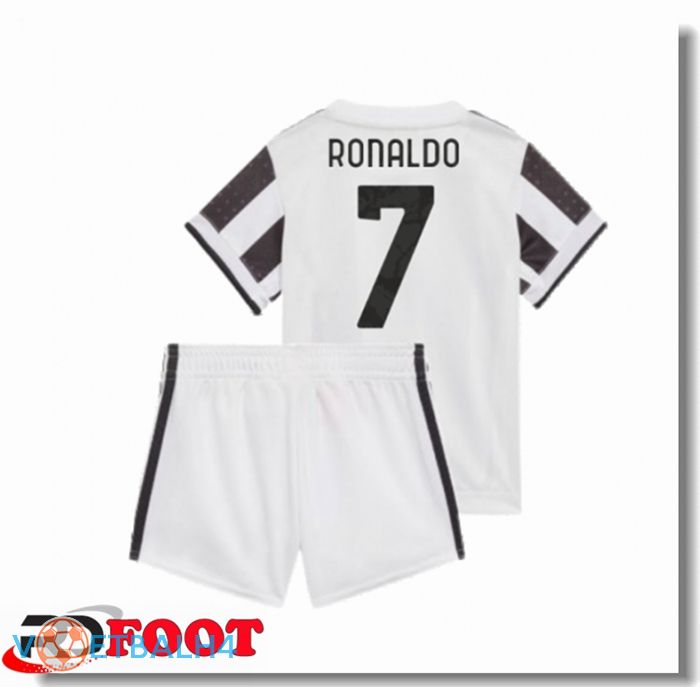 Juventus (RONALDO 7) kinderen thuis jersey zwart/wit 2021/2022