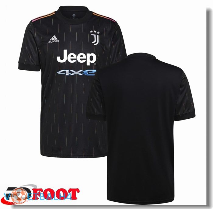 Juventus uit jersey zwart 2021/2022