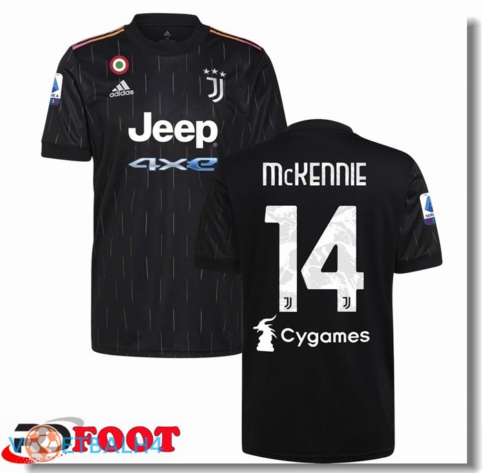 Juventus (McKENNIE 14) uit jersey zwart 2021/2022