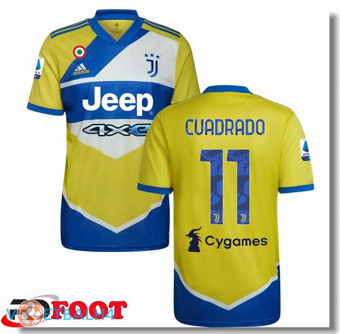 Juventus (CUADRADO 11) derde jersey geel 2021/2022