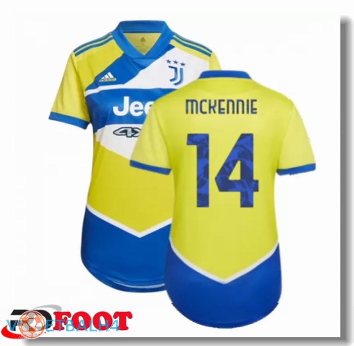 Juventus (McKENNIE 14) Dames derde jersey geel 2021/2022