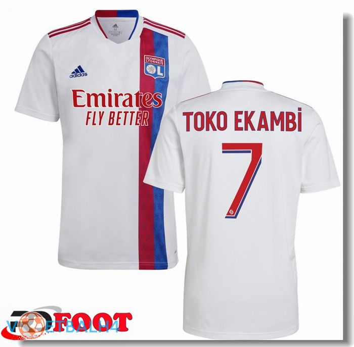 Olympique Lyon (TOKO EKAMBI 7) thuis jersey wit 2021/2022