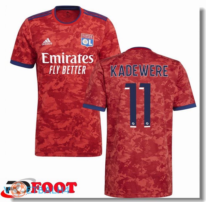 Olympique Lyon (KADEWERE 11) uit jersey rood 2021/2022