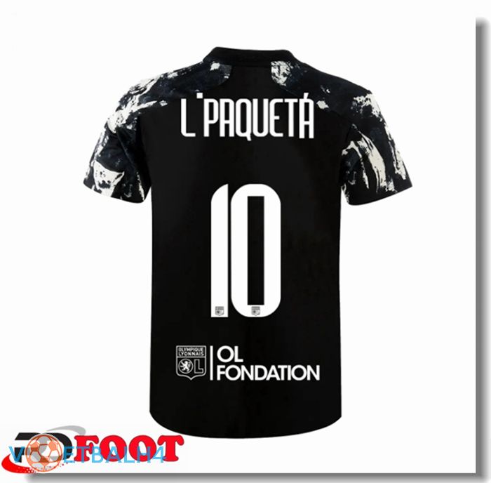 Olympique Lyon (L.PAQUETA 10) derde jersey zwart 2021/2022