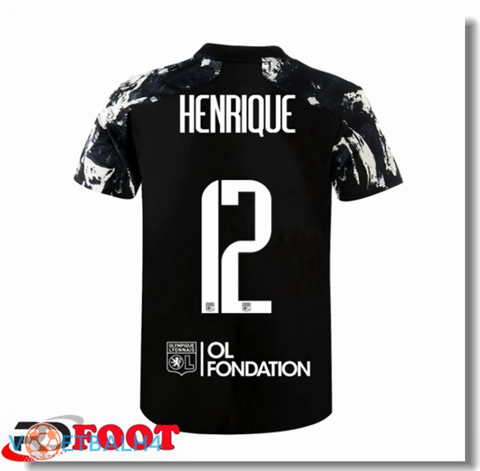 Olympique Lyon (HENRIQUE 12) derde jersey zwart 2021/2022