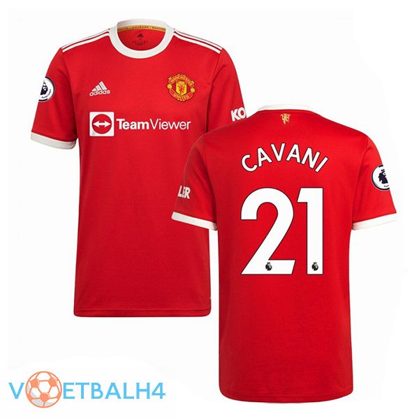 Manchester United (CAVANI 21) thuis jersey rood 2021/2022