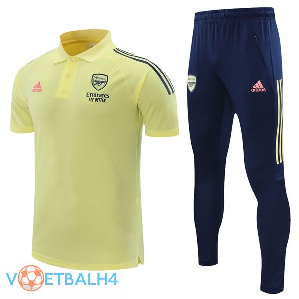 Arsenal Polo Shirt + broek geel 2021/2022