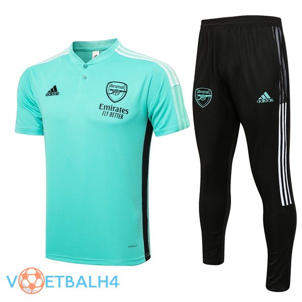 Arsenal Polo Shirt + broek groente 2021/2022