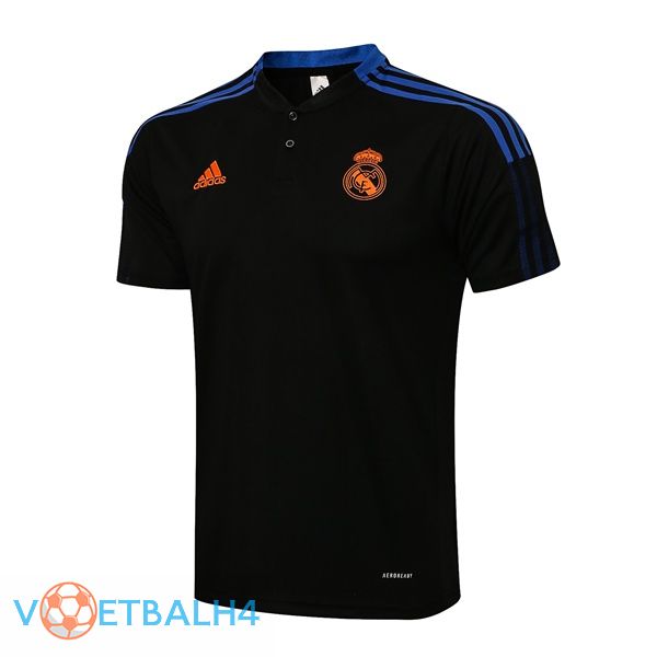 Real Madrid Polo Shirt zwart 2021/2022