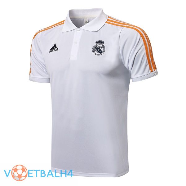 Real Madrid Polo Shirt wit 2021/2022