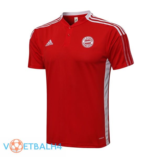 Bayern Munich Polo Shirt rood 2021/2022