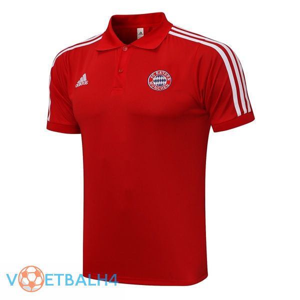 Bayern Munich Polo Shirt rood 2021/2022