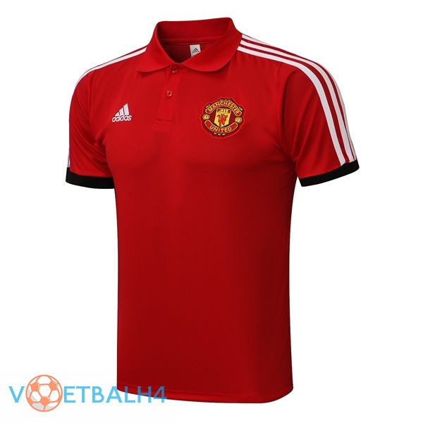 Manchester United Polo Shirt rood 2021/2022