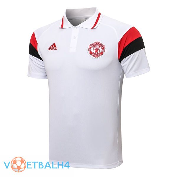 Manchester United Polo Shirt wit 2021/2022