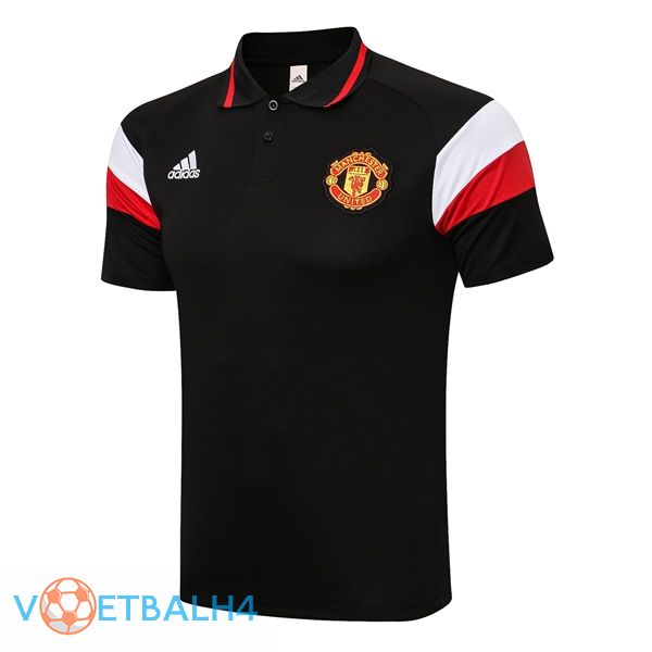 Manchester United Polo Shirt zwart 2021/2022