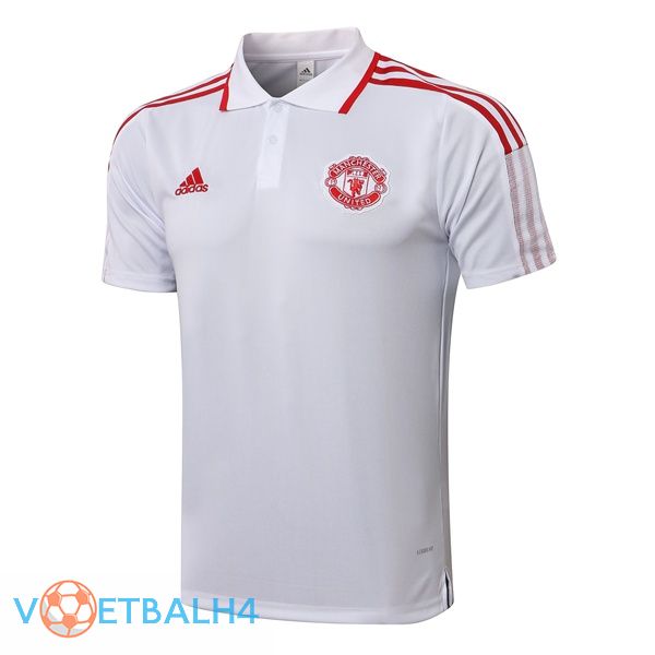 Manchester United Polo Shirt wit 2021/2022