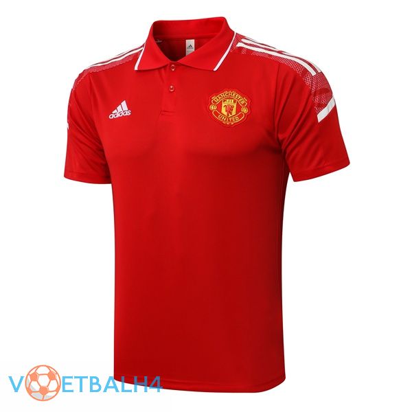 Manchester United Polo Shirt rood 2021/2022