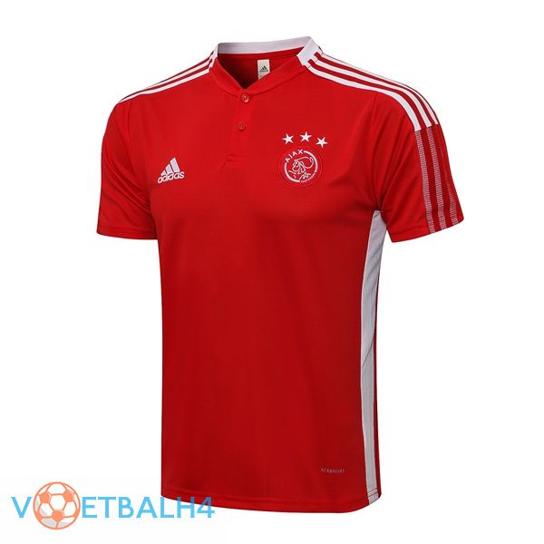 AFC Ajax Polo Shirt rood 2021/2022