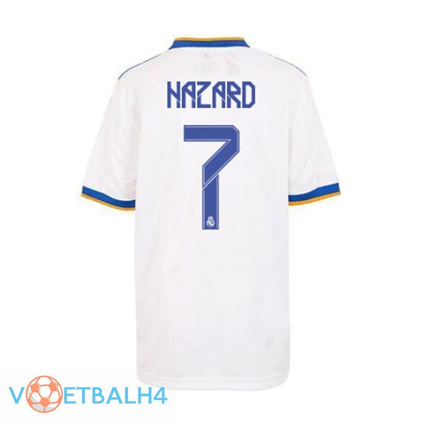 Real Madrid (HAZARD 7) thuis jersey wit 2021/2022