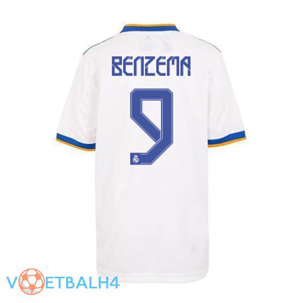 Real Madrid (BENZEMA 9) thuis jersey wit 2021/2022