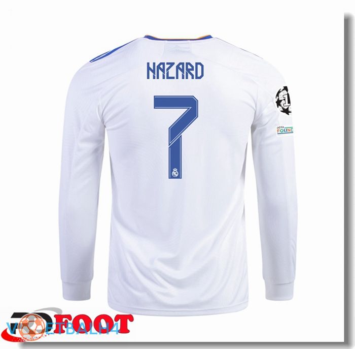 Real Madrid (EDEN HAZARD 7) thuis jersey lange mouw2021/2022