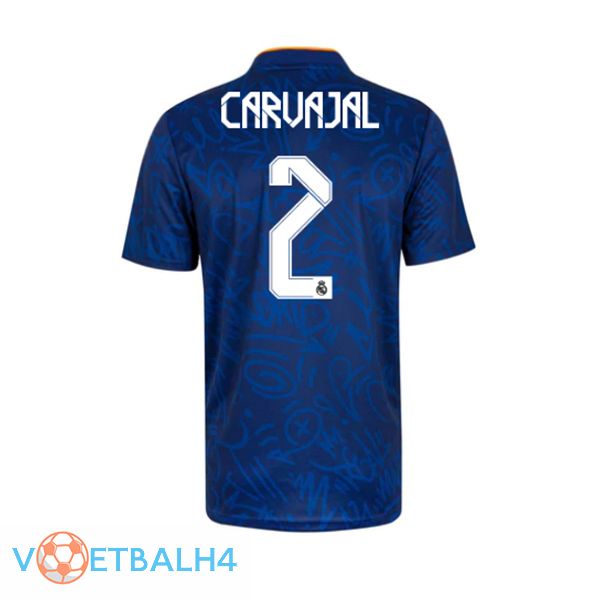 Real Madrid (DANI CARVAJAL 2) uit jersey blauw 2021/2022