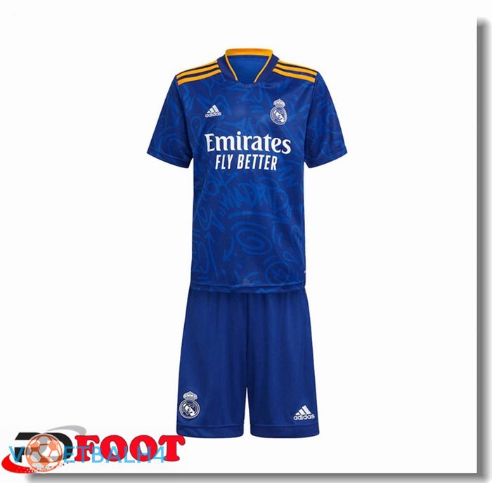 Real Madrid kinderen uit jersey blauw 2021/2022