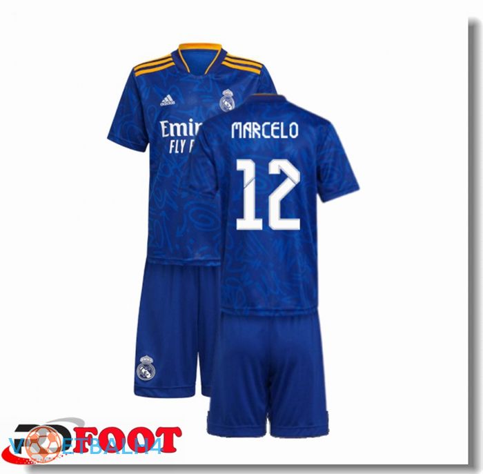 Real Madrid (MARCELO 12) kinderen uit jersey blauw 2021/2022