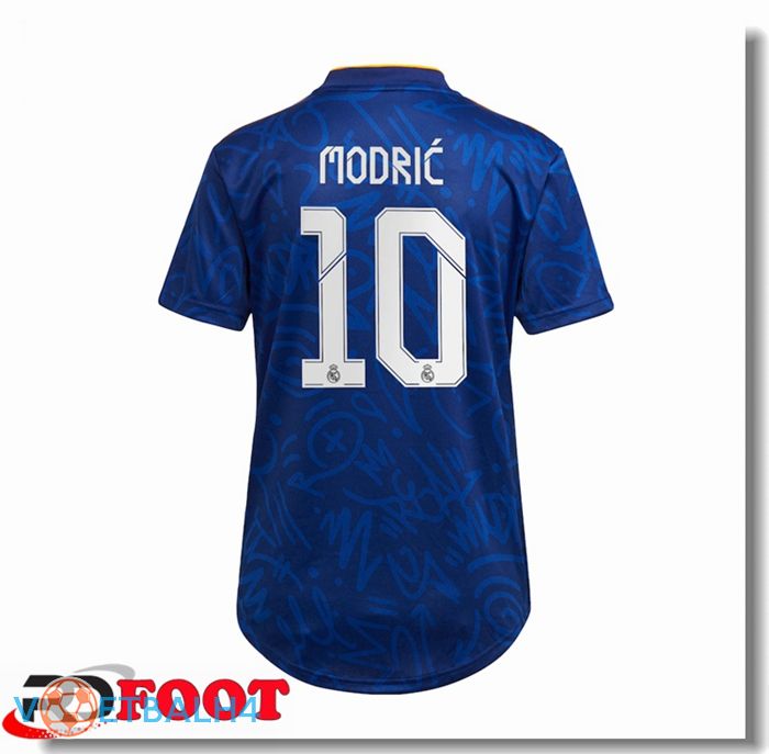 Real Madrid (MODRIC 10) Dames uit jersey blauw 2021/2022