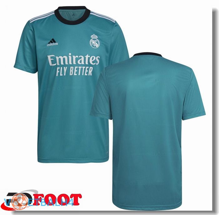 Real Madrid derde jersey blauw groente 2021/2022