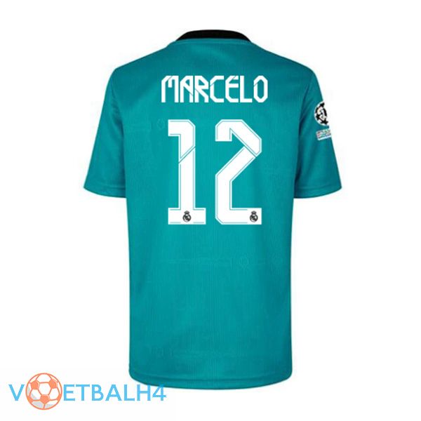 Real Madrid (MARCELO 12) derde jersey blauw groente 2021/2022