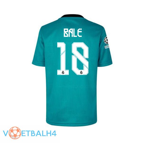 Real Madrid (GARETH BALE 18) derde jersey blauw groente 2021/2022