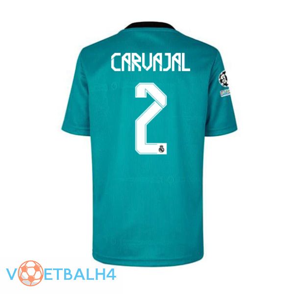 Real Madrid (DANI CARVAJAL 2) derde jersey blauw groente 2021/2022