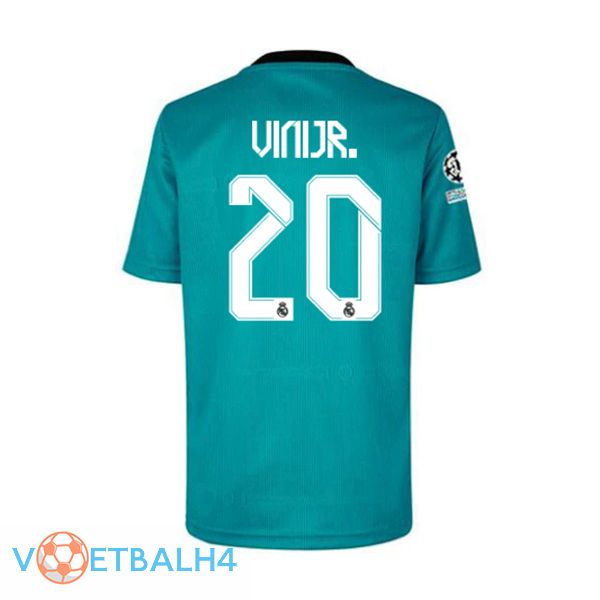 Real Madrid (VINI JR 20) derde jersey blauw groente 2021/2022