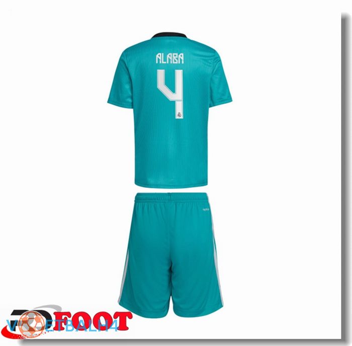 Real Madrid (SERGIO RAMOS 4) kinderen derde jersey blauw groente 2021/2022