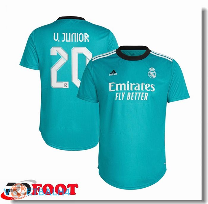 Real Madrid (VINI JR 20) Dames derde jersey blauw groente 2021/2022