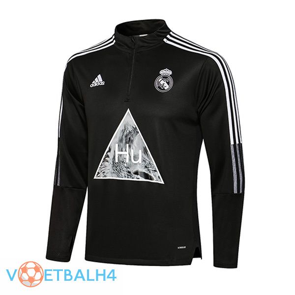 Real Madrid Training Sweatshirt zwart 2021/2022