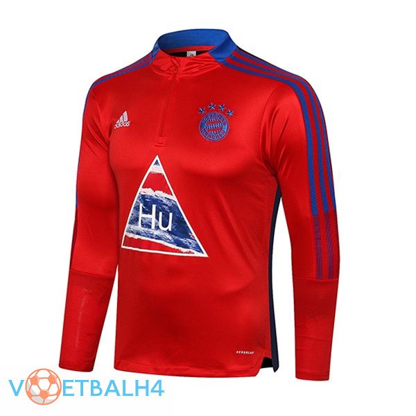 Bayern Munich Training Sweatshirt rood blauw 2021/2022