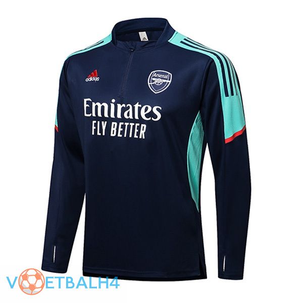 Arsenal Training Sweatshirt blauw koninklijk 2021/2022