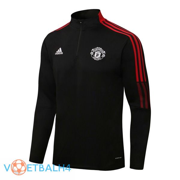 Manchester United Training Sweatshirt zwart 2021/2022