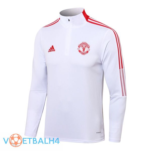 Manchester United Training Sweatshirt wit 2021/2022