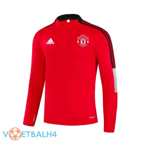 Manchester United Training Sweatshirt rood 2021/2022