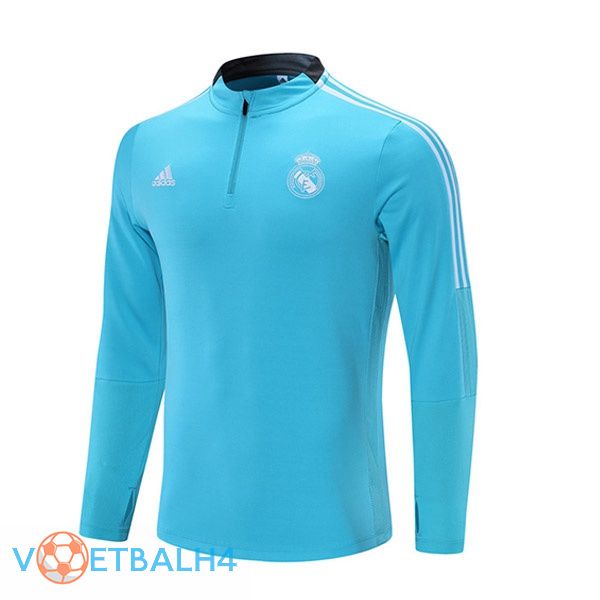 Real Madrid Training Sweatshirt blauw 2021/2022